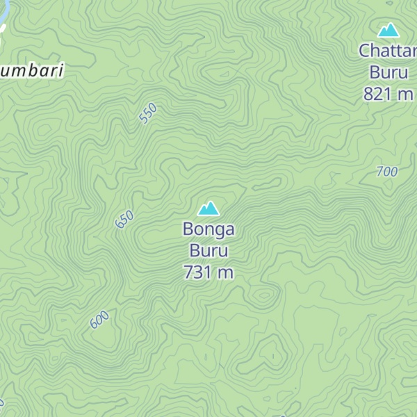 Map of Bonga Buru