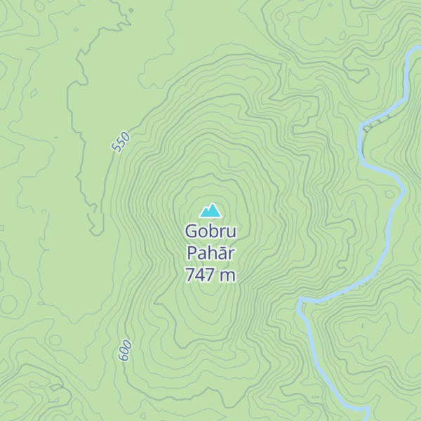 Map of Gobru Pahār