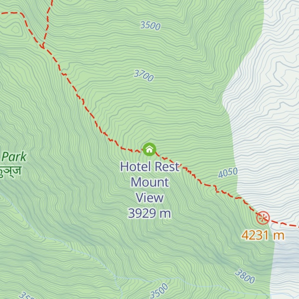 Map of Hotel Rest Mount View