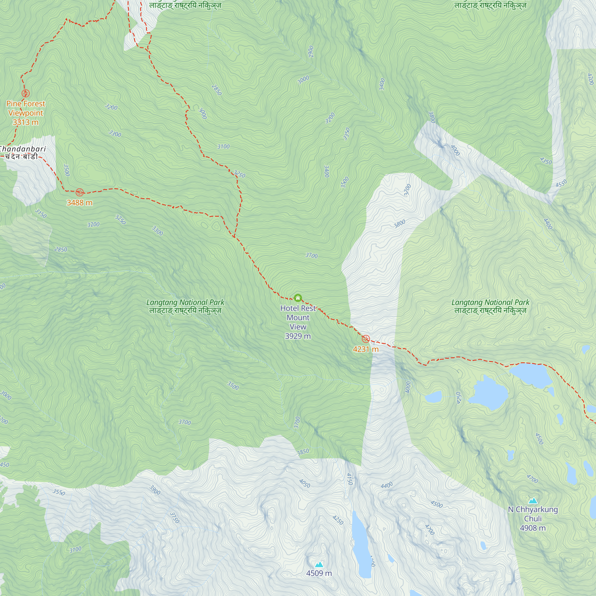 Hotel Rest Mount View map