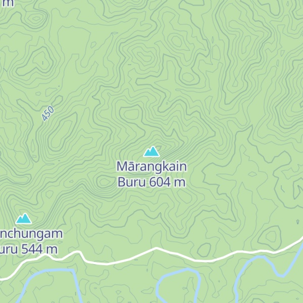 Map of Mārangkain Buru