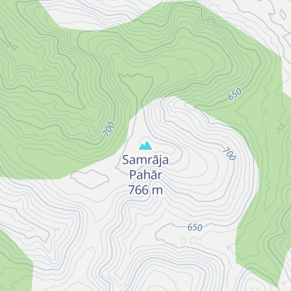 Map of Samrāja Pahār