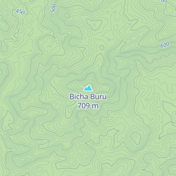 Map of Bicha Buru