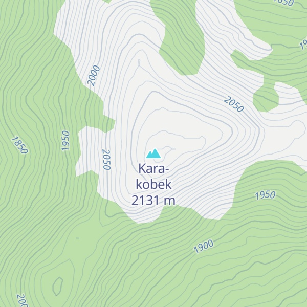 Map of Kara-kobek