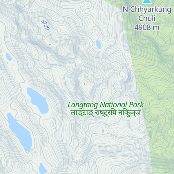 Map of S Chhyarkung Chuli