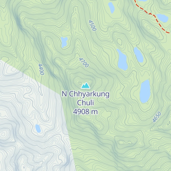 Map of N Chhyarkung Chuli