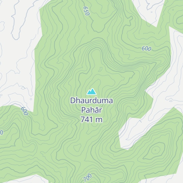 Map of Dhaurduma Pahār