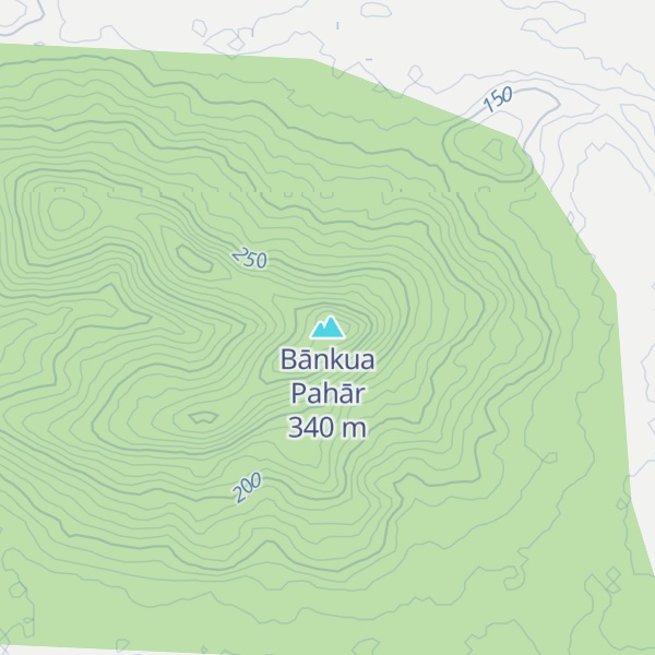 Map of Bānkua Pahār