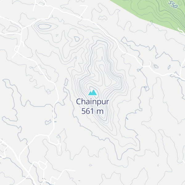 Map of Chainpur