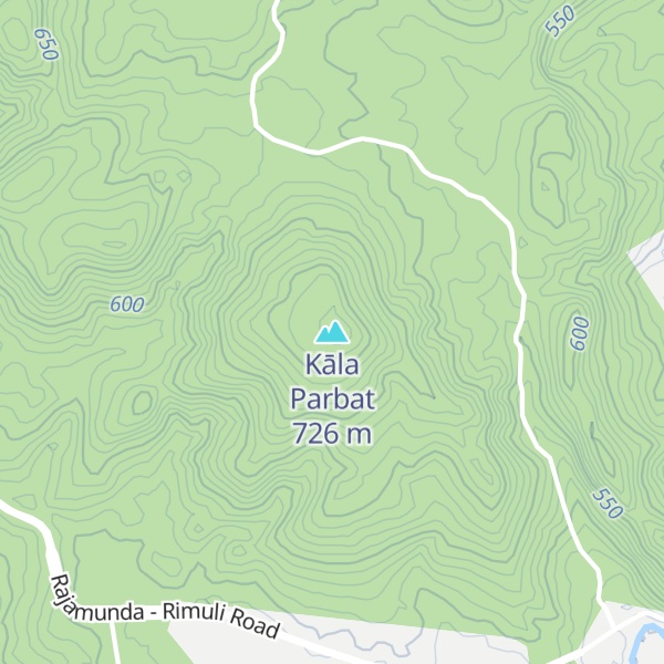 Map of Kāla Parbat