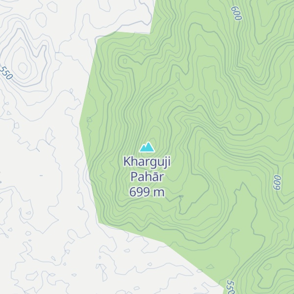 Map of Kharguji Pahār