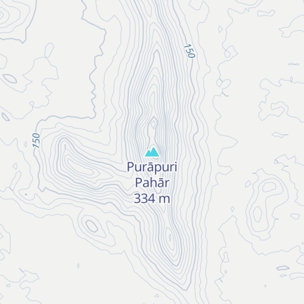 Map of Purāpuri Pahār