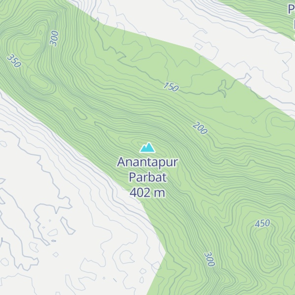 Map of Anantapur Parbat
