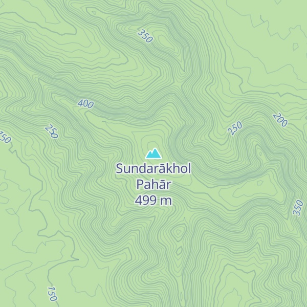 Map of Sundarākhol Pahār