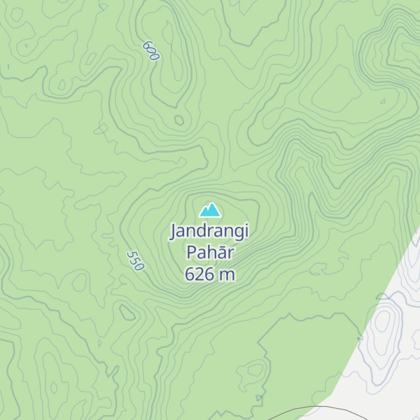 Map of Jandrangi Pahār