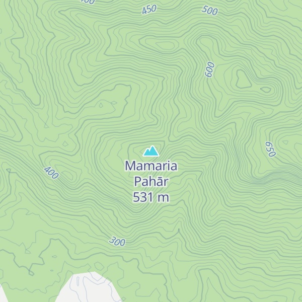 Map of Mamaria Pahār