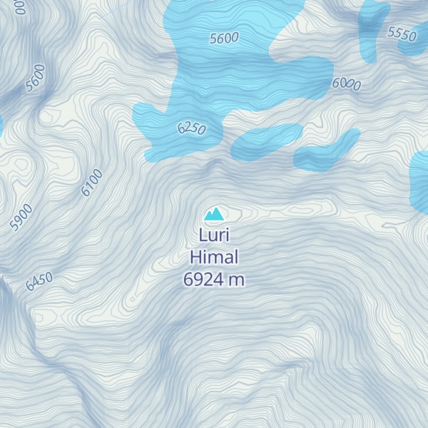 Map of Luri Himal