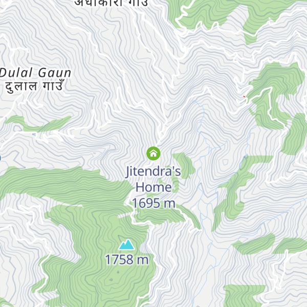 Map of Jitendra's Home