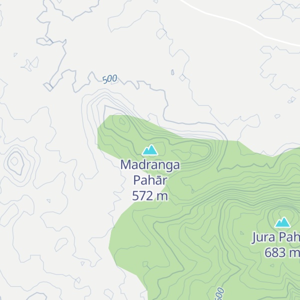 Map of Madranga Pahār