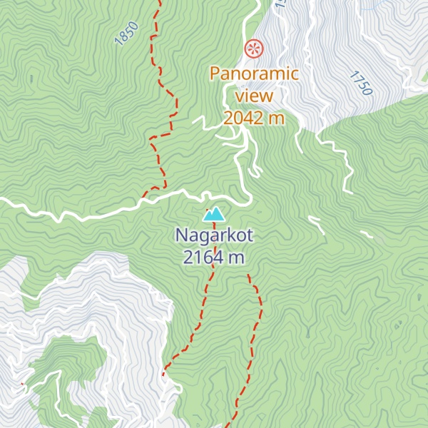 Map of Nagarkot