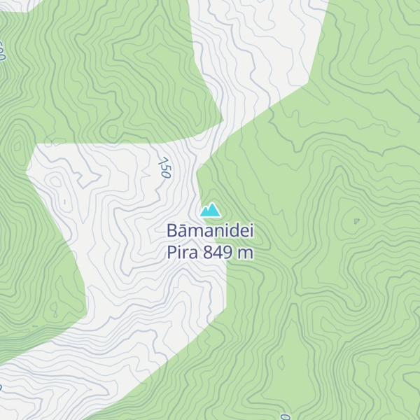 Map of Bāmanidei Pira