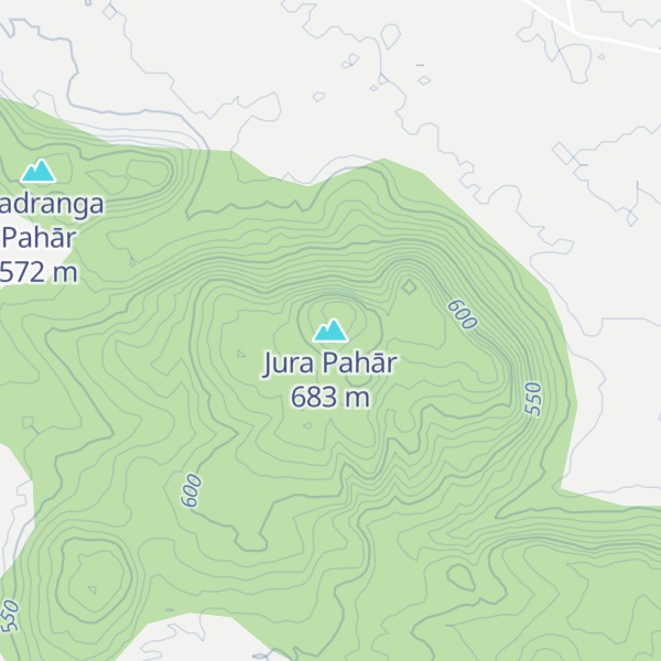 Map of Jura Pahār