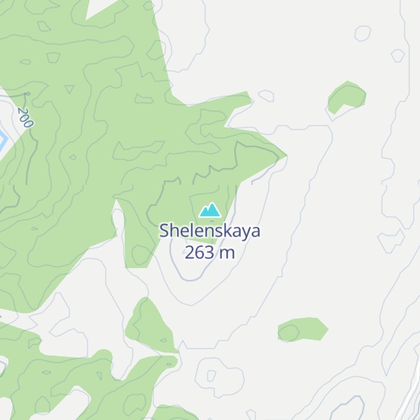 Map of Shelenskaya
