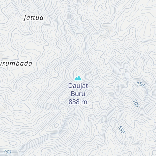 Map of Daujat Buru