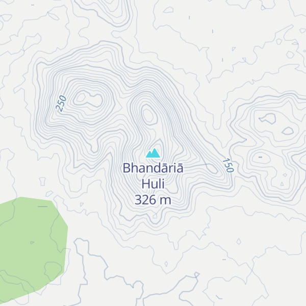 Map of Bhandāriā Huli