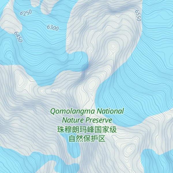 Map of Kangbu Peak