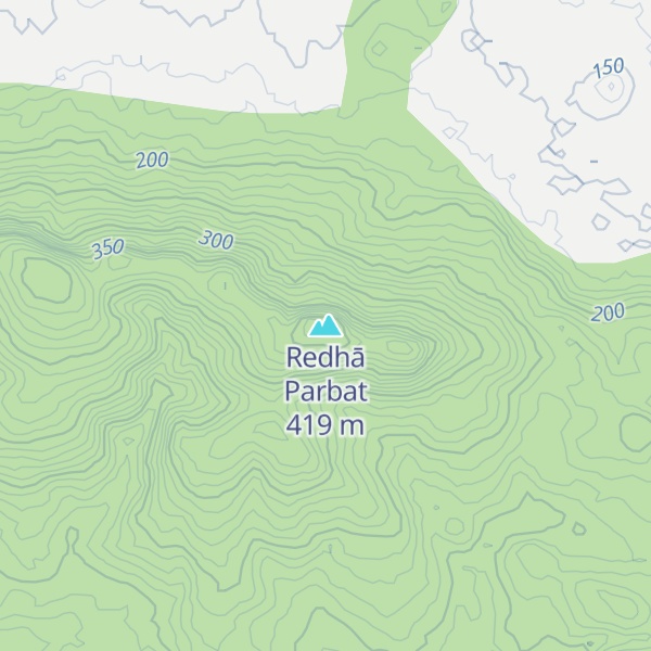 Map of Redhā Parbat