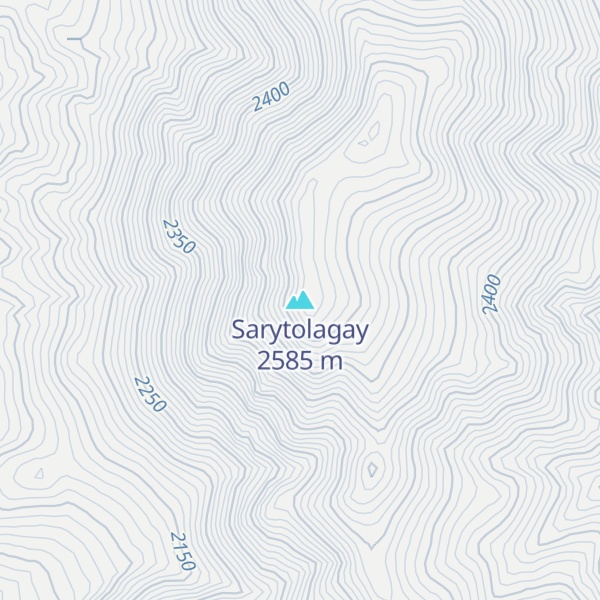 Map of Sarytolagay