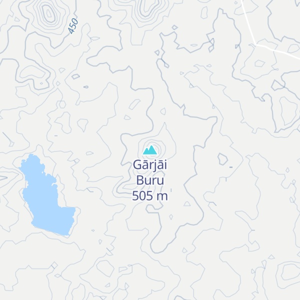 Map of Gārjāi Buru