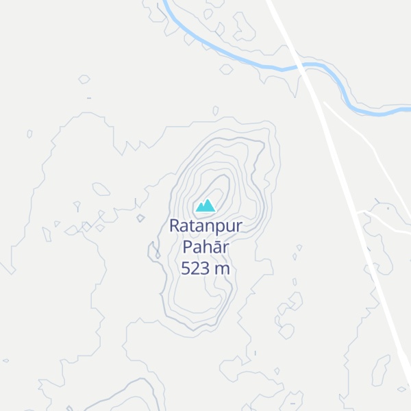 Map of Ratanpur Pahār