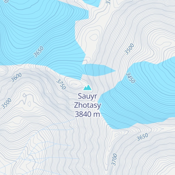 Map of Sauyr Zhotasy