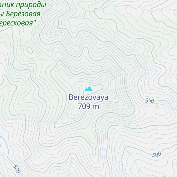 Map of Berezovaya