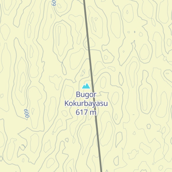 Map of Bugor Kokurbayasu