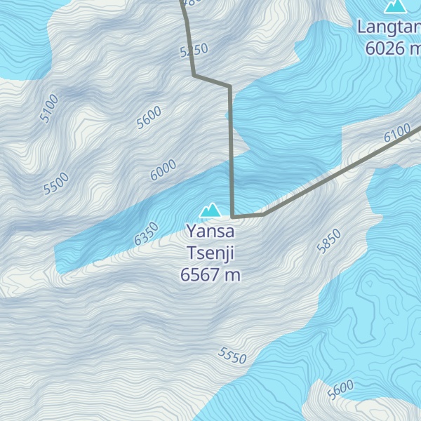 Map of Yansa Tsenji