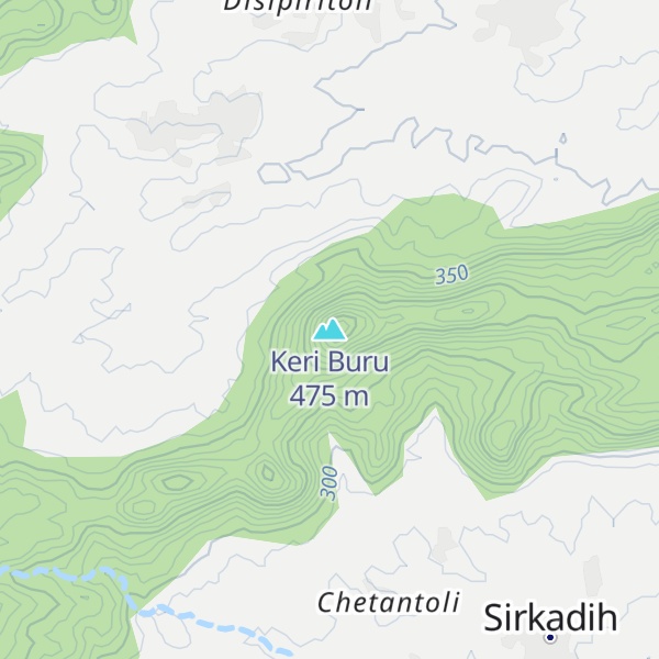 Map of Keri Buru