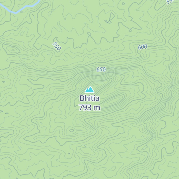 Map of Bhitia