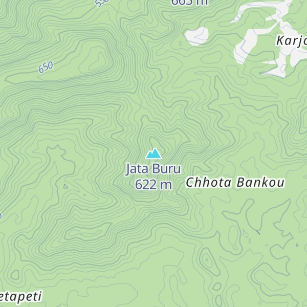 Map of Jata Buru