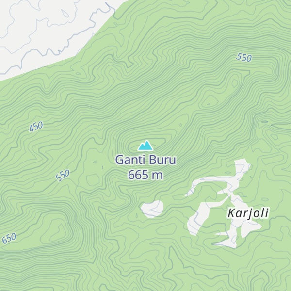 Map of Ganti Buru