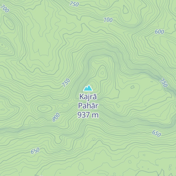 Map of Kajrā Pahār