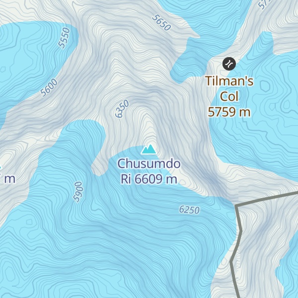 Map of Chusumdo Ri