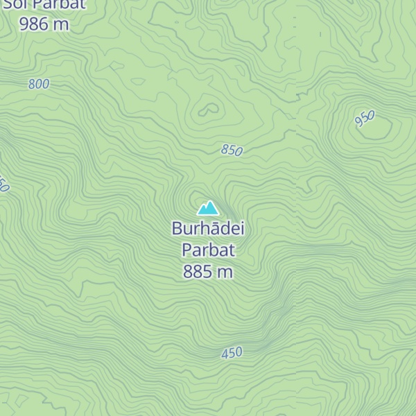Map of Burhādei Parbat