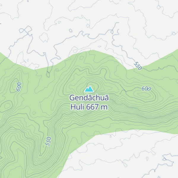 Map of Gendāchuā Huli