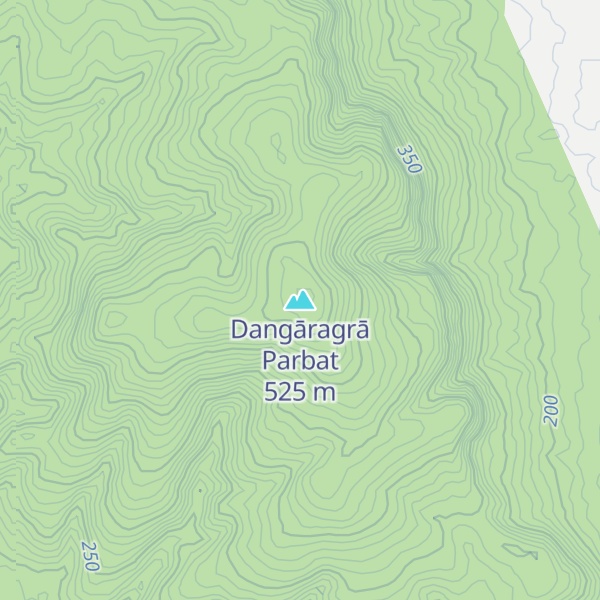 Map of Dangāragrā Parbat