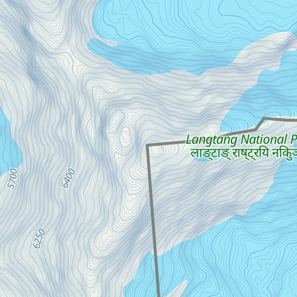 Map of Langtang Ri