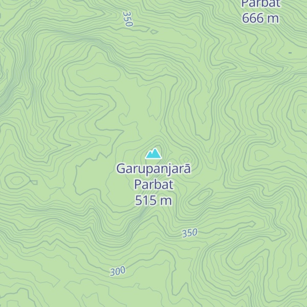 Map of Garupanjarā Parbat