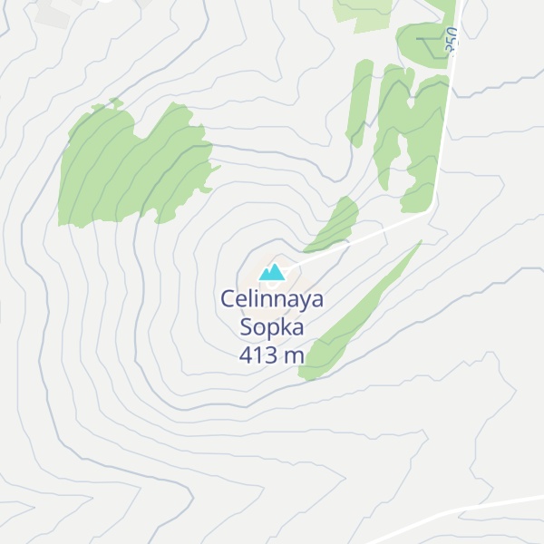 Map of Celinnaya Sopka
